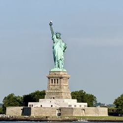 Staten Island Ferry - View of the Statue of Liberty from the ferry