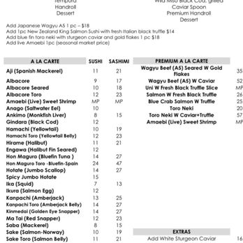 Momo Sushi - Omakase Menu - Sushi Bars Near Me - Riverside, California Momo Sushi - Omakase Menu - Sushi Bars Near Me - Riverside, California