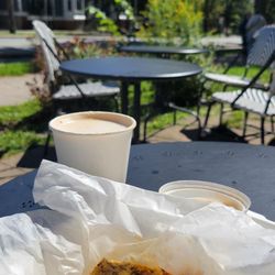 The Uncommon Ground - White Mocha and veggie frittata