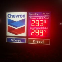 Chevron - Lowest price in the area today