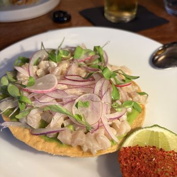Merois - Hamachi Tostada - French Near Me - West Hollywood, California
