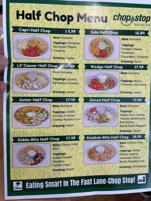 Menu photo 2 Chop Stop Reno, NV Menu photo 2 Chop Stop Reno, NV
