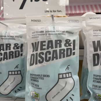 Miniso - Disposable socks - Accessories Near Me - Santee, California