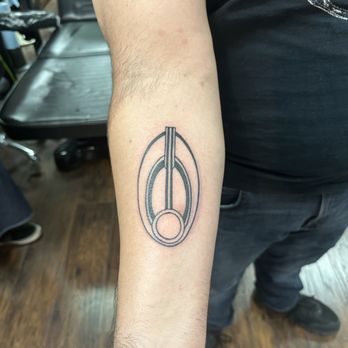 Illustrated Narrative - Husband's first tattoo: Star Trek themed - Tattoo Near Me - New Port Richey, Florida