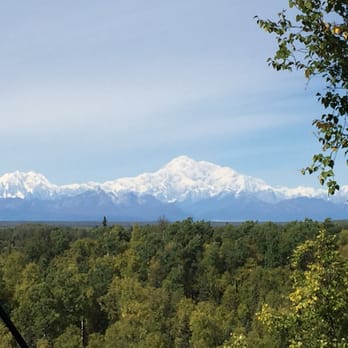 Denali Zipline Tours - Beautiful view of Denali and fantastic weather!! - Ziplining Near Me - Talkeetna, Alaska Denali Zipline Tours - Beautiful view of Denali and fantastic weather!! - Ziplining Near Me - Talkeetna, Alaska