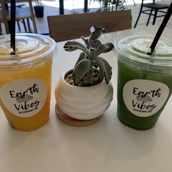 Earth Vibes - Freshly squeezed orange juice and green juice - American Near Me - Slymar, California