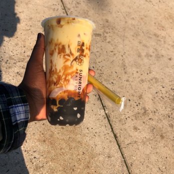 Sunright Tea Studio - Creme Brûlée Boba Milk - Bubble Tea Near Me - Irvine, California Sunright Tea Studio - Creme Brûlée Boba Milk - Bubble Tea Near Me - Irvine, California