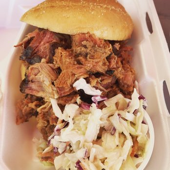Triple Crown BBQ - Best ever pulled pork sandwich and slaw. Get the baked beans if they don't run out, which they do. Because they are that freakin good. - Barbeque Near Me - Luray, Virginia