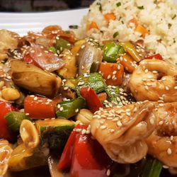 Comida Coreana Lee - Camaron en salsa ostion delicioso