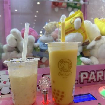 Uni Uni Bubble Tea - Mango fresh milk with vanilla pudding and Mango smoothies - Bubble Tea Near Me - Suwanee, Georgia Uni Uni Bubble Tea - Mango fresh milk with vanilla pudding and Mango smoothies - Bubble Tea Near Me - Suwanee, Georgia