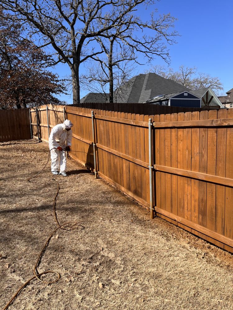 Slide of Calahan Fence Staining