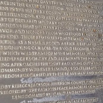 Patriots Peace Memorial - Landmarks & Historical Buildings Near Me - Louisville, Kentucky