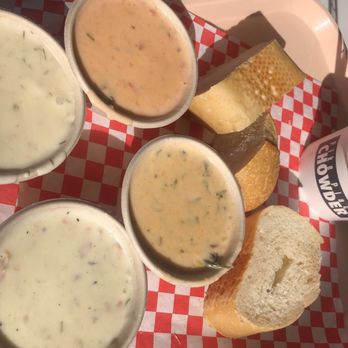 Pike Place Chowder - Pacific Place - Chowder sampler - Seafood Near Me - Seattle, Washington