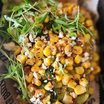 Better Buzz Coffee - Las Vegas - close-up of seasonal elote avocado toast. - Coffee & Tea Near Me - Henderson, Nevada Better Buzz Coffee - Las Vegas - close-up of seasonal elote avocado toast. - Coffee & Tea Near Me - Henderson, Nevada
