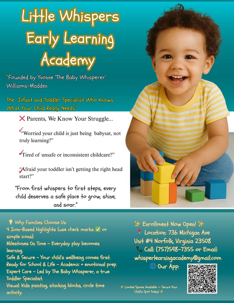Little Whispher Early Learning Academy - childcare center in Norfolk, VA