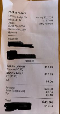 Rockin Rollerz Craft Burger Co. by null