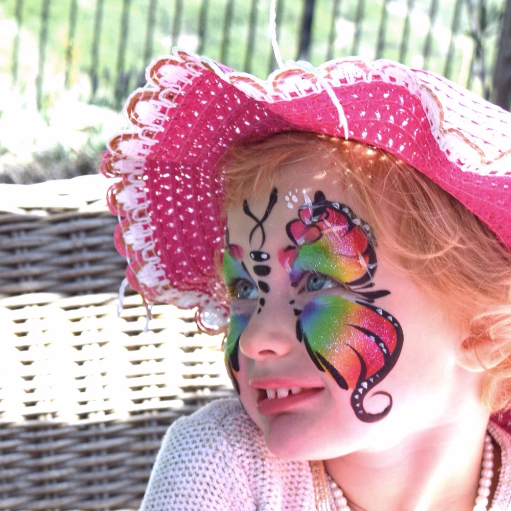 OC Face Paint - Sabrina's work on the birthday girl! - Makeup Artists Near Me OC Face Paint - Sabrina's work on the birthday girl! - Makeup Artists Near Me