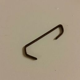 Sharp metal found on the floor
