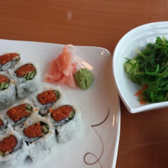 Ikko Sushi - Seaweed salad and spicy tuna rolls - Sushi Bars Near Me - Silver Spring, Maryland