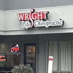 Wright Life Chiropractic - Signage for the business.