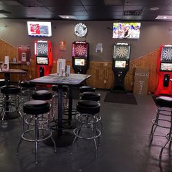 Pub 52 - Darts area next to the horseshoe bar.