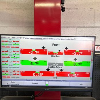 Brake Masters - This is the only picture I was provided of my alignment specs the first time I came. The bottom left is the rear values - Auto Repair Near Me - Sahuarita, Arizona Brake Masters - This is the only picture I was provided of my alignment specs the first time I came. The bottom left is the rear values - Auto Repair Near Me - Sahuarita, Arizona