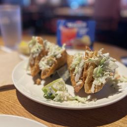 Chicken Wonton Tacos