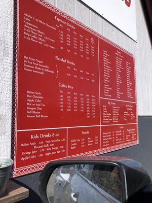 Menu photo 1 Coffee Xpress Omak, WA Menu photo 1 Coffee Xpress Omak, WA