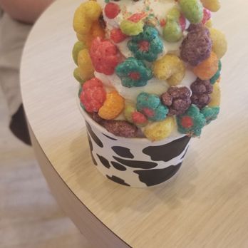 Churn Soft Serve - Twix cereal on top of vanilla soft serve ice cream. - Coffee & Tea Near Me - Buffalo, New York Churn Soft Serve - Twix cereal on top of vanilla soft serve ice cream. - Coffee & Tea Near Me - Buffalo, New York