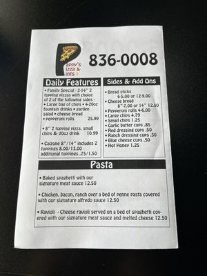 Menu photo 1 Pappy's Pizza & Pints Flatwoods, KY Menu photo 1 Pappy's Pizza & Pints Flatwoods, KY
