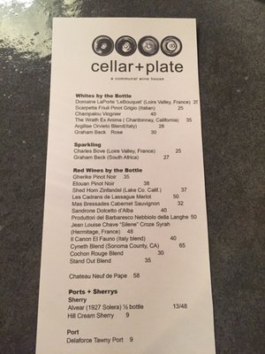 Menu photo 8 cellar + plate Springfield, MO