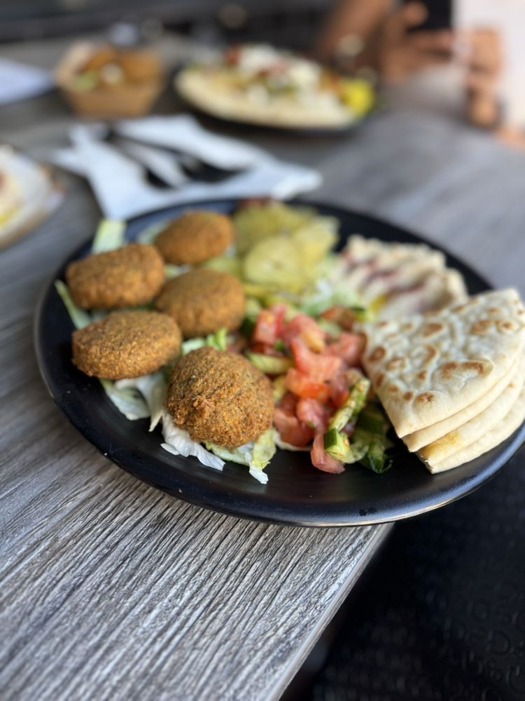 Food from Moe's Mediterranean