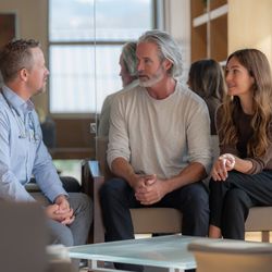 Intermountain Concierge Health - Patients visiting with Dr. Wyatt Horsley.