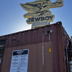 JewBoy Sliders - Sign and menu on the truck