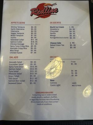 Menu photo 3 Redline Sushi Los Angeles, CA Menu photo 3 Redline Sushi Los Angeles, CA
