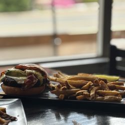 The Works - Custom burger and fries
