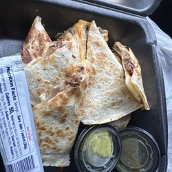 The Sighting BBQ - Look at the large amount of brisket in this quesadilla