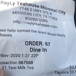 a receipt for a restaurant a receipt for a restaurant