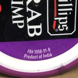 Costco Wholesale - Crab from INDIA marked WAY UP