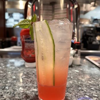 Silver Diner - Watermelon-Cucumber-Mint Lemonade - Diners Near Me - Reston, Virginia Silver Diner - Watermelon-Cucumber-Mint Lemonade - Diners Near Me - Reston, Virginia
