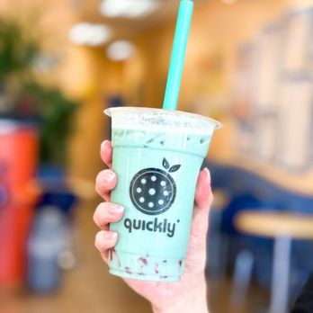 Quickly - 67. Blueberry Milk Tea (tastes like cotton candy) -- IG: phuoodwithvicks - Coffee & Tea Near Me - Milpitas, California Quickly - 67. Blueberry Milk Tea (tastes like cotton candy) -- IG: phuoodwithvicks - Coffee & Tea Near Me - Milpitas, California