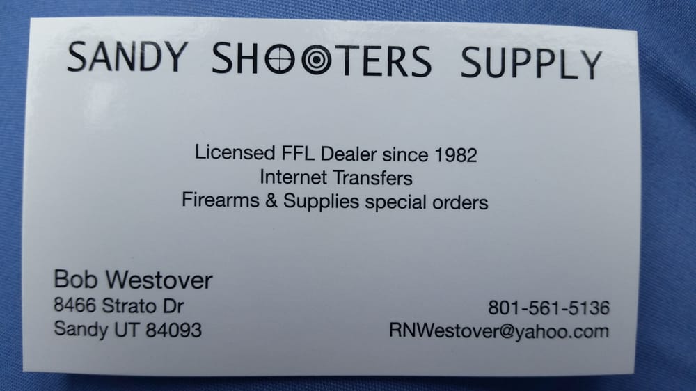 SANDY SHOOTERS SUPPLY Updated October 2024 8466 Strato Dr, Sandy