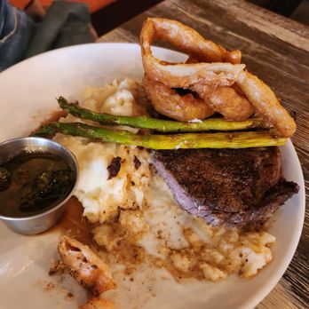 The Monk Pub - Cowboy steak partially eaten - Pubs Near Me - Whittier, California