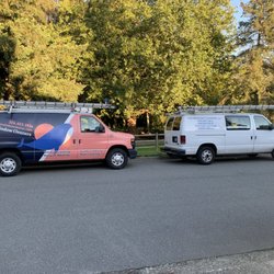 Seattle Window Cleaners - What our vans used to looks like - and what they look like now!