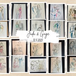 Joyah Art Freedom Studio - Live guest portrait painting for events/weddings