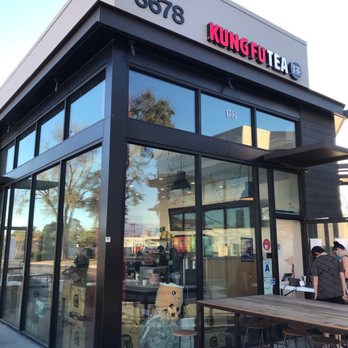 Kung Fu Tea - Modern exterior, "curbside" ordering. - Bubble Tea Near Me - Riverside, California