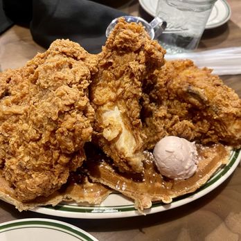 Fixins - three piece fried chicken & two waffles - Soul Food Near Me - Detroit, Michigan Fixins - three piece fried chicken & two waffles - Soul Food Near Me - Detroit, Michigan