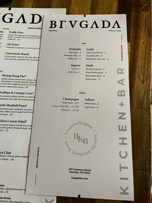 Menu photo 4 Brugada Kitchen and Bar Nashville, TN Menu photo 4 Brugada Kitchen and Bar Nashville, TN