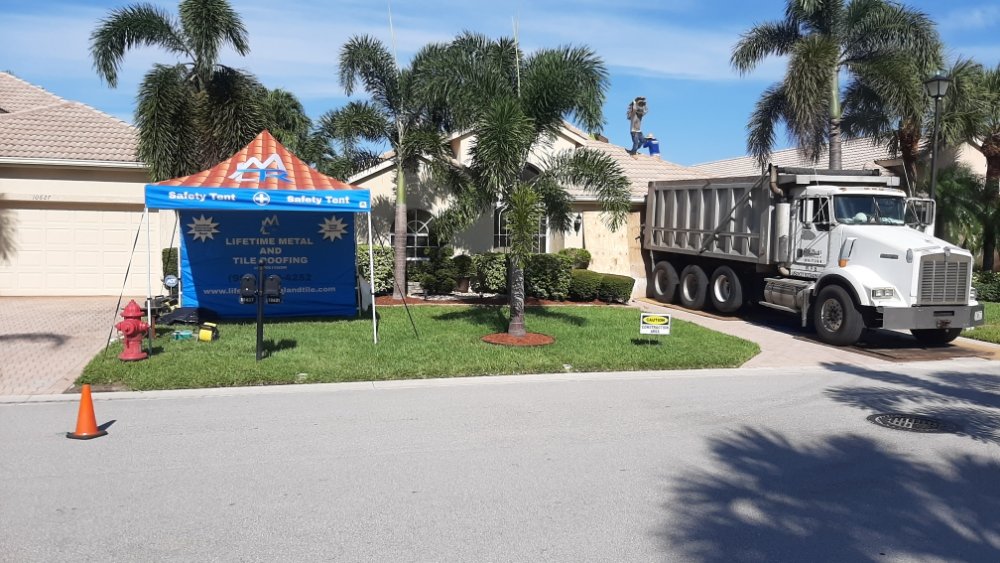 Slide of Lifetime Metal and Tile Roofing