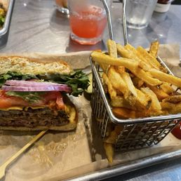 Burger and Fries Burger and Fries